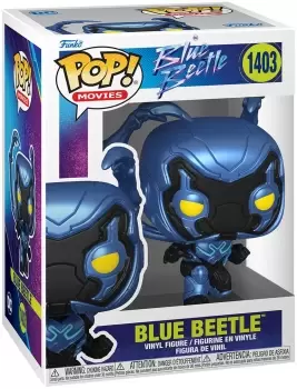 image of Blue Beetle Blue Beetle (Chase Edition possible) vinyl figurine no. 1403 Funko Pop! multicolour