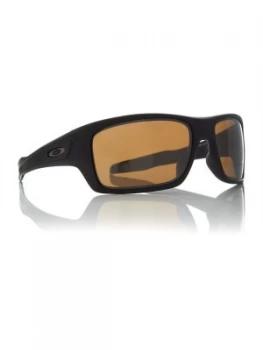 image of Oakley Black OO9263 Turbine square sunglasses Black