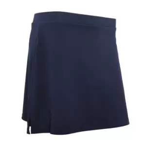 image of Spiro Ladies/Womens Windproof Quick Dry Sports Skort (L) (Navy Blue)