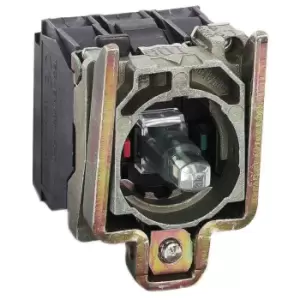 Image of ZB4BW0B65, 24VPB Body Illuminated Blue LED +1NO/1NC