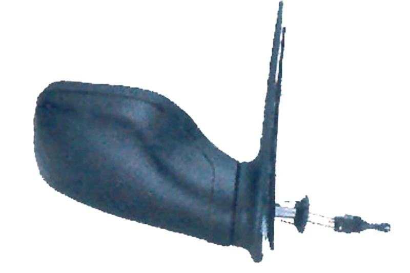 Image of PRASCO PG0077313 Wing mirror Right, black, Electric, Convex Outside Mirror (50)