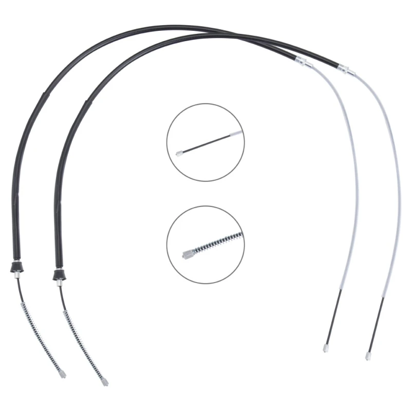 Image of RIDEX 124C1726 Brake Cable Right Cable,parking brake (124)