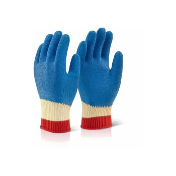 Image of REINFORCED LATEX GLOVES F/C MEDIUM - Blue - Click