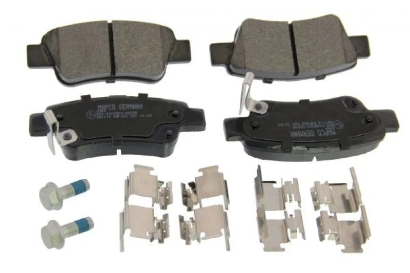 Image of MAPCO 6964 Brake pad set Rear Axle, with acoustic wear warning Brake Pad Set,disc brake (402)