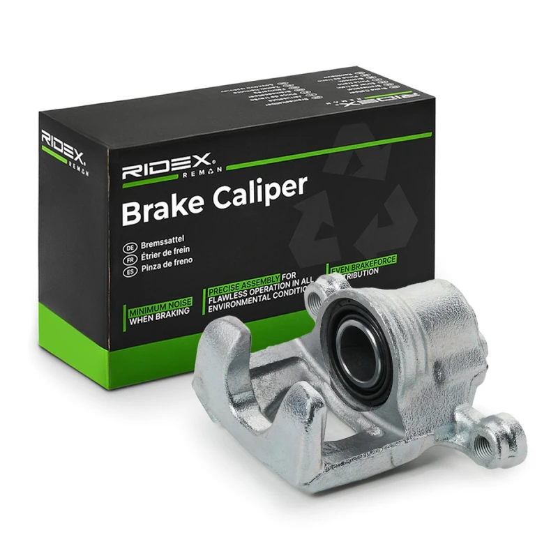 Image of RIDEX REMAN 78B0798R Brake caliper Rear Axle, without holder Grey Cast Iron, Cast Iron Brake Caliper (78)