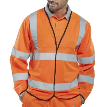 Image of Long Sleeve Jerkin Orange - Size 3XL