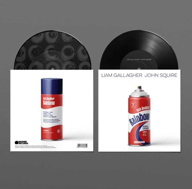 Image of Liam Gallagher Just Another Rainbow [Limited Edition] 7" Single Black unisex