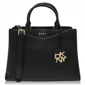 Image of DKNY Dayna Satchel Handbag - Black/Gold BGD