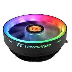 image of Thermaltake UX100 Universal Socket 120mm 1800RPM Addressable RGB LED Fan CPU Cooler