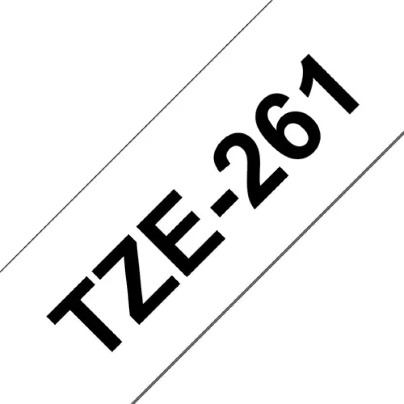 Image of Brother Brother TZE-261 label-making tape Black on white TZ BA9773