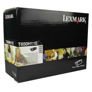 Lexmark T650H11E Black Laser Toner Ink Cartridge