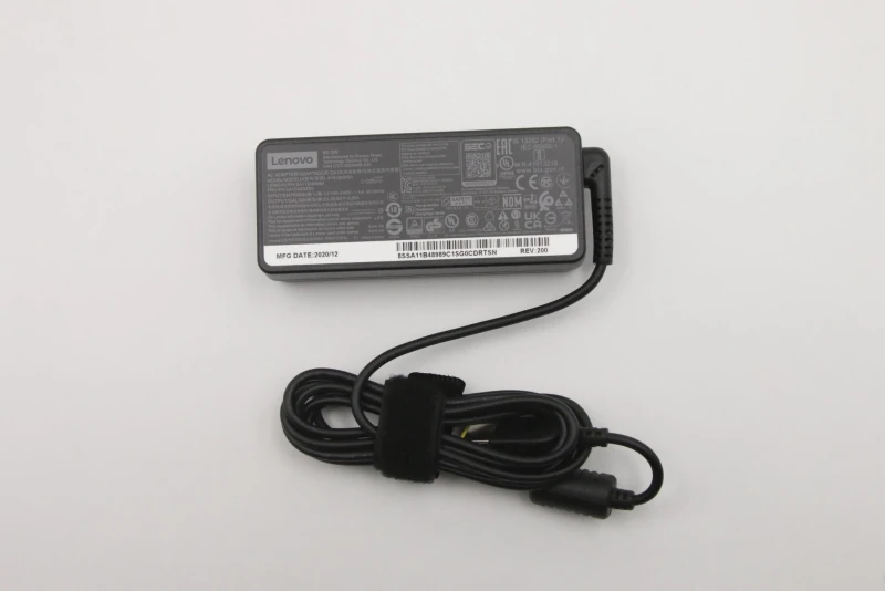 Image of Lenovo 5A10V03250 power adapter/inverter Indoor 65 W Black