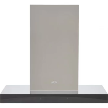 image of AEG DBE5761HG 70cm Flat Chimney Cooker Hood