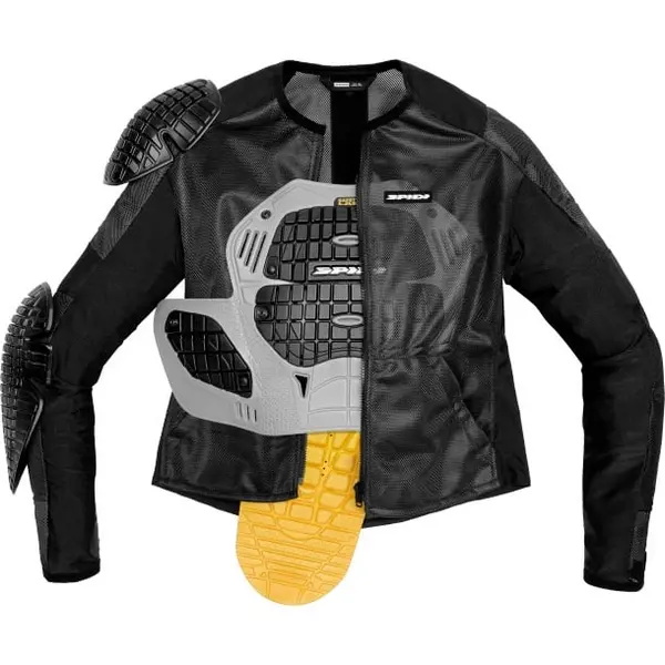 Image of Spidi Base-1 Armor Black Size S