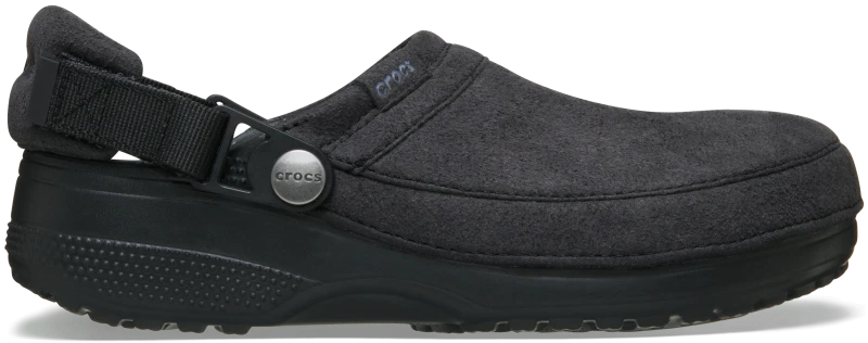 Image of Crocs Unisex Classic Crafted Vegan Suede Clogs Black W10/M9