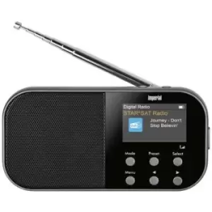 Image of Imperial DABMAN 15 Pocket radio DAB+, FM AUX Keylock, Alarm clock, rechargeable Anthracite
