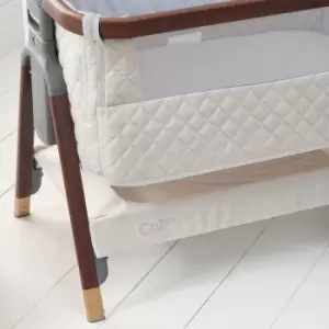 Image of Tutti Bambini Cozee Luxe Bedside Crib Walnut/Cream