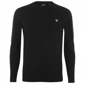 Image of Lyle and Scott Merino Knit Jumper Mens - Black C572