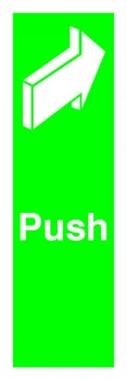Image of Signslab 150x50 Push S/a