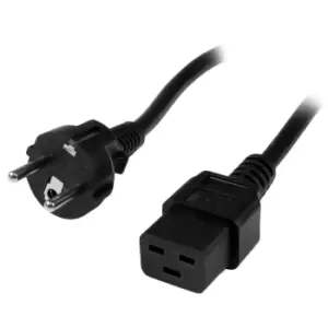 image of StarTech.com 2m (6ft) Computer Power Cord, 16AWG, EU Schuko to...