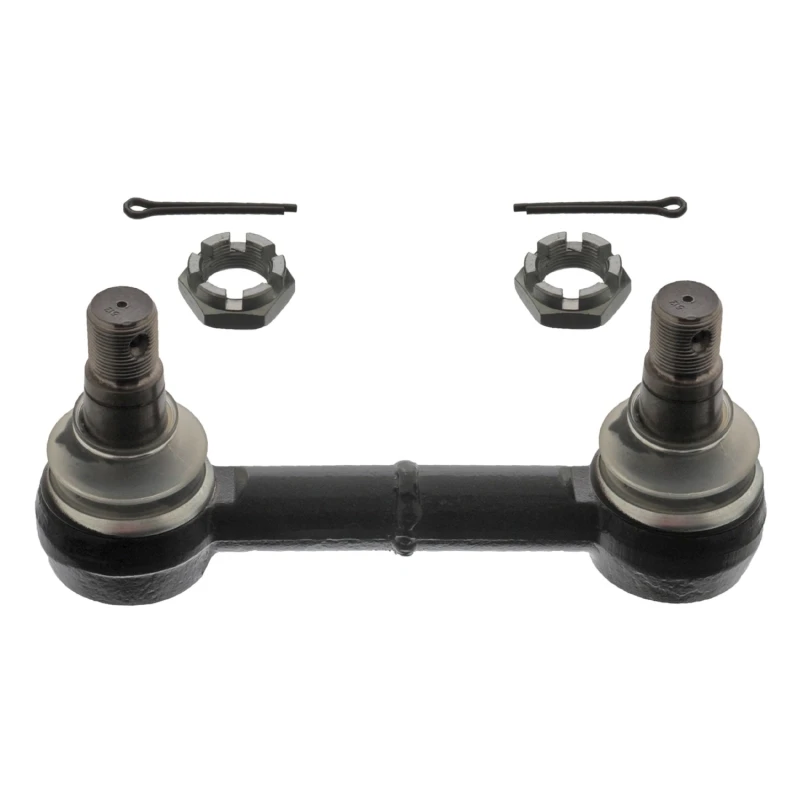 Image of FEBI BILSTEIN 40035 Anti-roll bar link Rear Axle Right, with crown nut Link Stabiliser (3229)