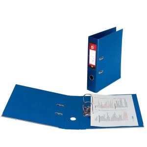 Image of 5 Star Lever Arch File PVC Spine 70mm A4 Royal Blue Pack 10