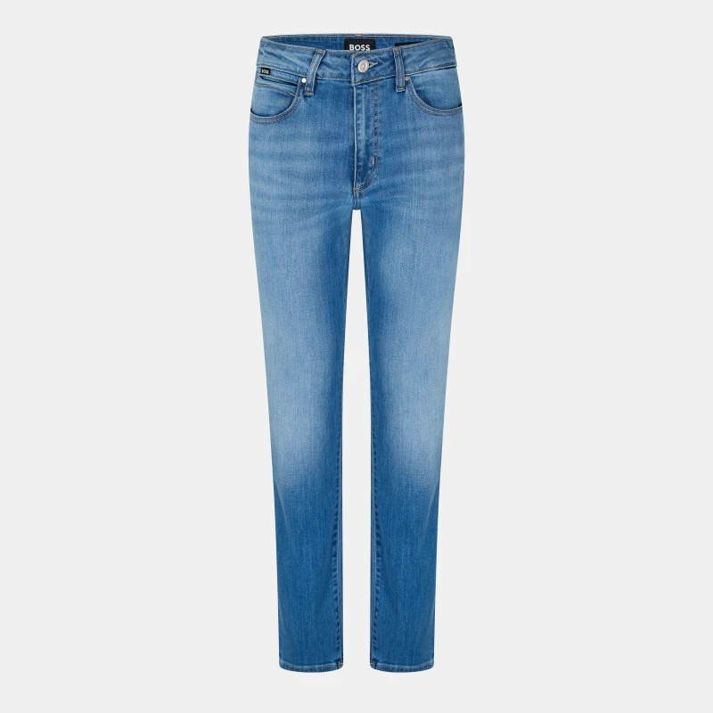 Image of Boss Womens State Slim Fit Jeans Open Blue female 25 L32