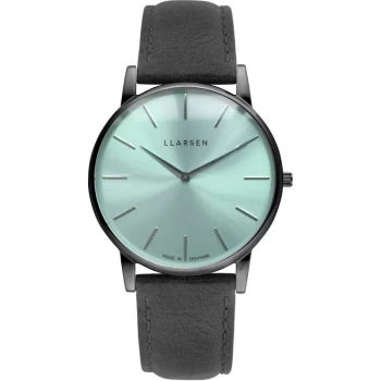 Image of LLARSEN Blue and Grey 'Oliver' Classical Watch - 147ots3-ogrey20 - multicoloured