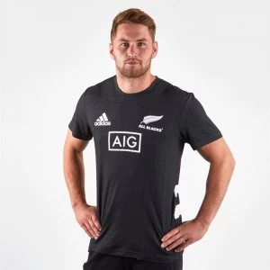 Image of adidas New Short Sleeve T Shirt Mens - Black/White
