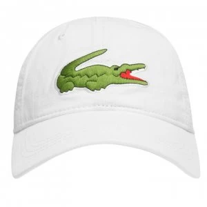 image of Lacoste Lacoste Large Logo Cap Mens - White 001