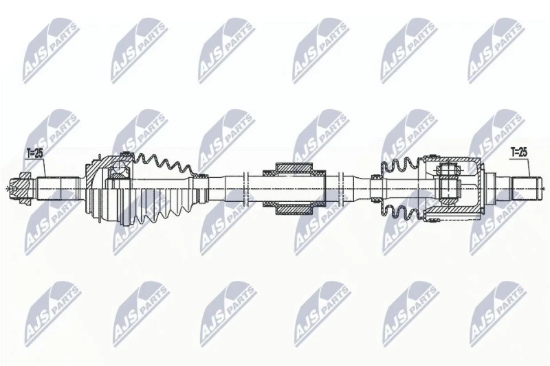Image of NTY Drive shaft NTY NPW-KA-398