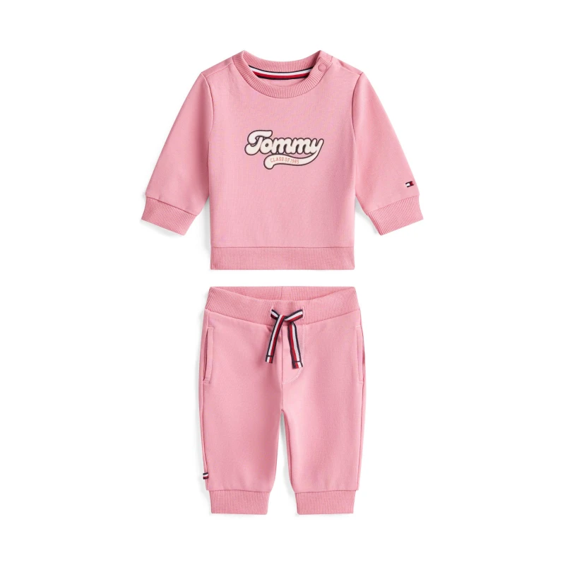 Image of Tommy Hilfiger Unisex Kids Graphic Clothing Set Pink THC unisex 12M(80)