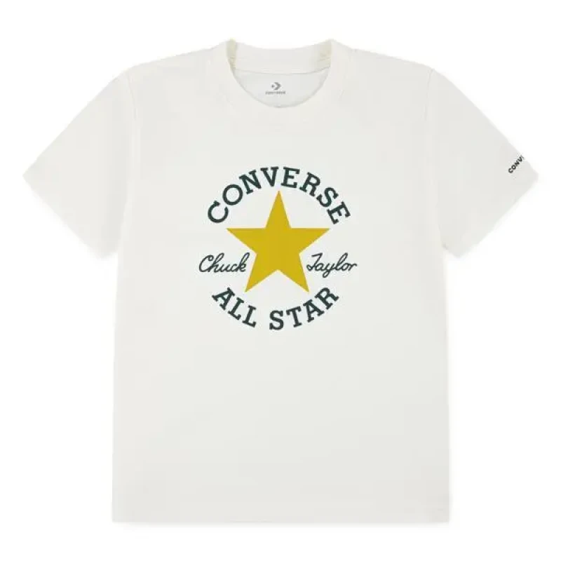 Image of Converse Kid's T-Shirt Converse Dissected Chuck Patch Blanc Male 13/15 ans