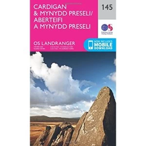 Image of Cardigan and Mynydd Preseli Sheet map, folded 2016