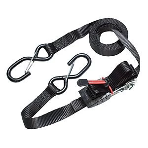 Image of Master Lock Set of 2 x 4.25m Ratchet Tie Downs with S Hooks