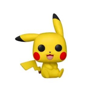 image of Pokemon Pikachu Sitting Funko Pop! Vinyl