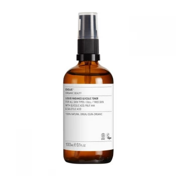 Image of Evolve Beauty Evolve Organic Beauty Liquid Radiance Glycolic Toner 100ml - Clear