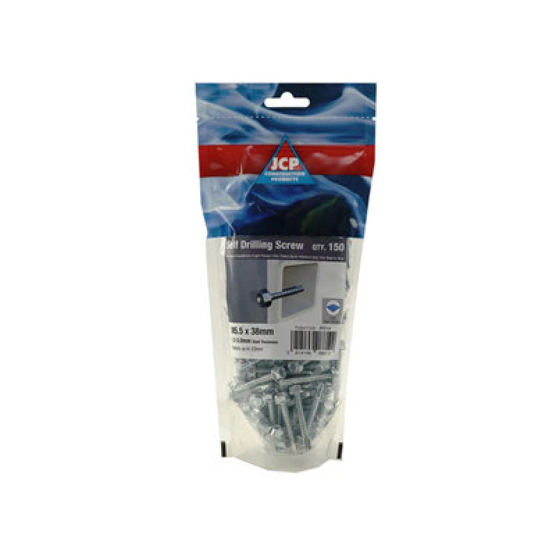 Image of Jcp Fixings Metalfix Self-Drilling Screws 5.5 X 25mm - Fjpomfl55025 - Perfect For Light Sections - Box Of 1000