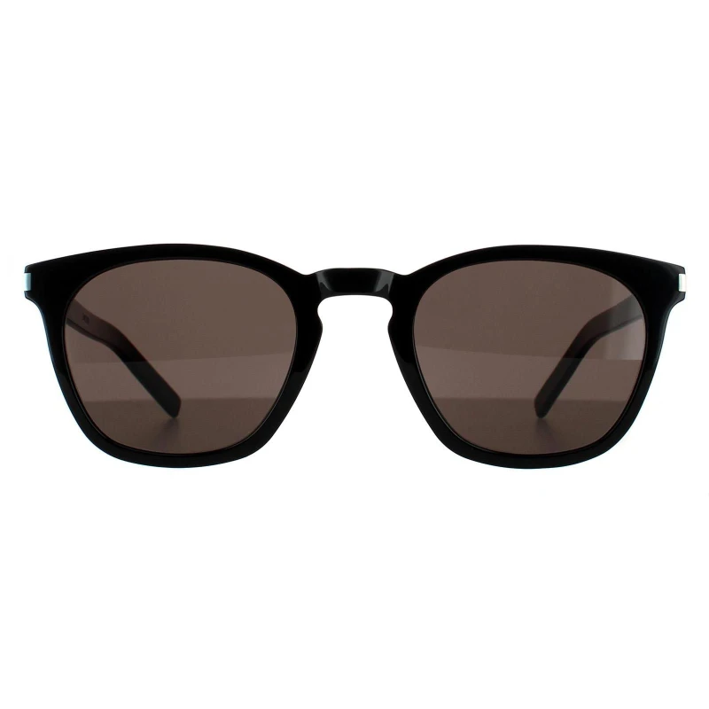 Image of Saint Laurent Saint Laurent Square Black Grey Sunglasses Black One Size Unisex 889652263380
