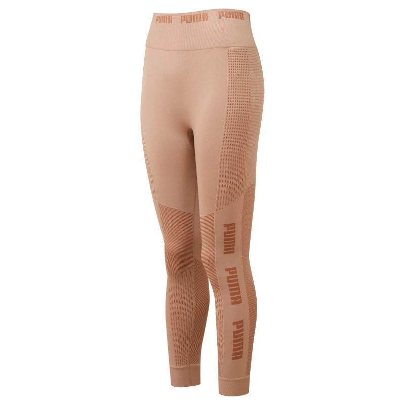 Image of Puma Evoknit Seamless Leggings Womens - Beige Beige 8