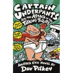 Image of Captain Underpants and the Attack of the Talking Toilets by Dav Pilkey (Paperback, 2000)