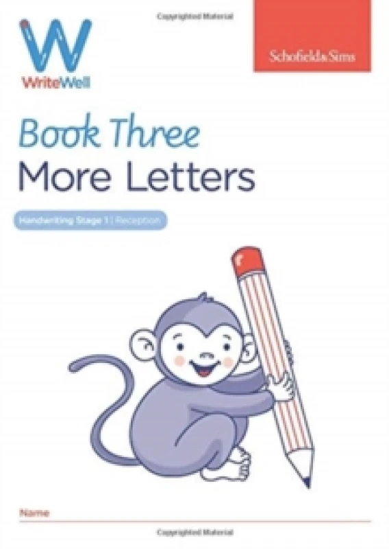 Image of Carol Matchett WriteWell 3: More Letters, Early Years Foundation Stage, Ages 4-5 Book Multi unisex