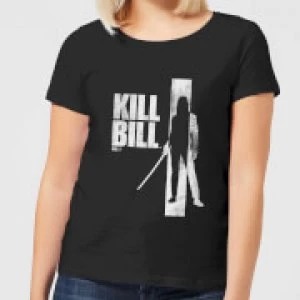 image of Kill Bill Silhouette Womens T-Shirt - Black