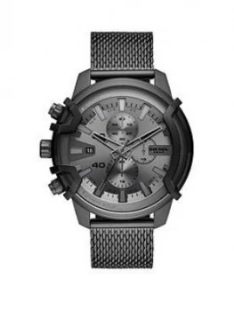 Diesel Griffed Grey Multi Dial Grey Mesh Strap Watch