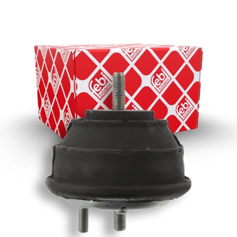 Image of FEBI BILSTEIN 04695 Engine mount Right, Hydro Mount Elastomer Engine Mounting (247)