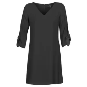 image of Esprit DRESS womens Dress in Black - Sizes UK 6,UK 8,UK 10,UK 12,UK 14,UK 16