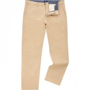 Image of Gant Regular Twill Chino - Stone