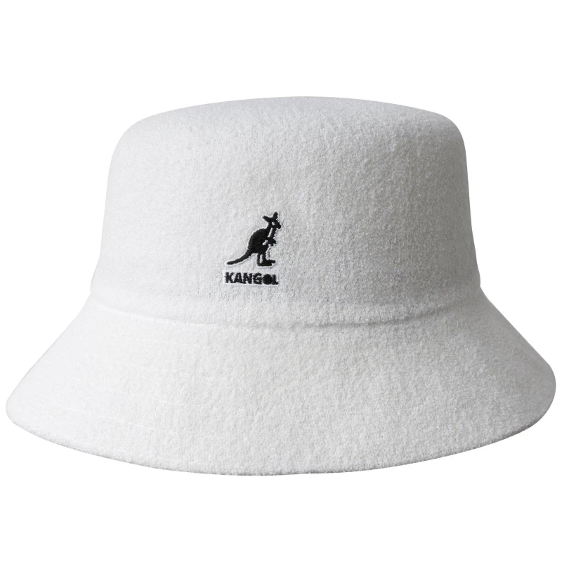 Image of Kangol Terry Towelling Bermuda Bucket Hat White unisex S