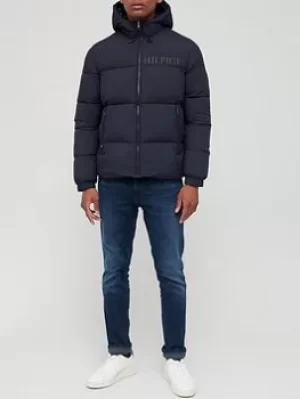 Image of Tommy Hilfiger High Loft Padded Jacket, Desert Sky, Size 2XL, Men