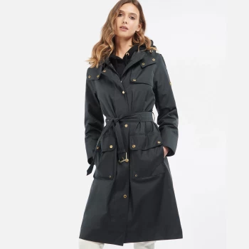 Image of Barbour International Womens Springmount Jacket - Black - UK 10